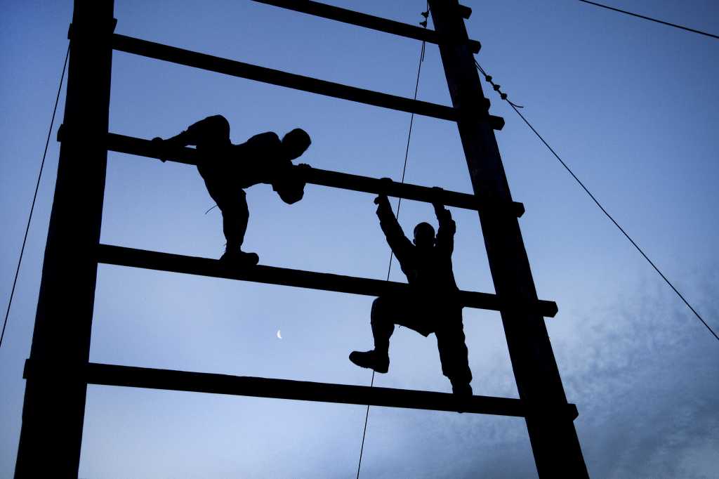 overcome obstacles climb ladder